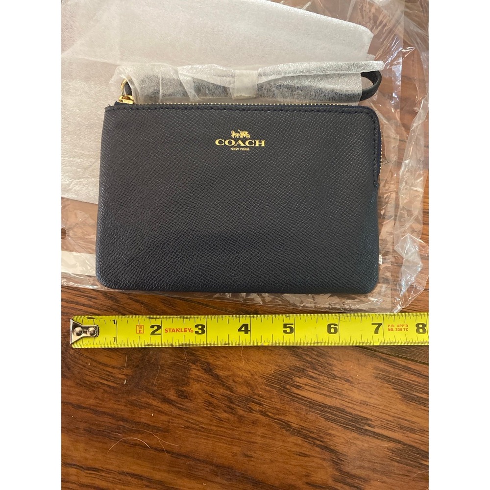 Coach Black Leather Wristlet - Picture 3 of 4